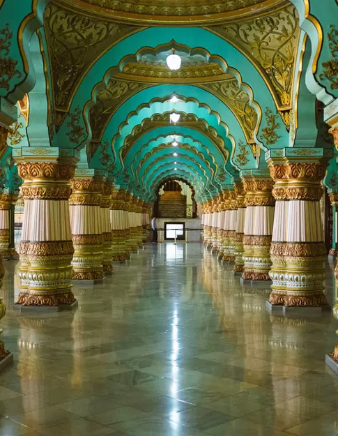 inside temple mysore